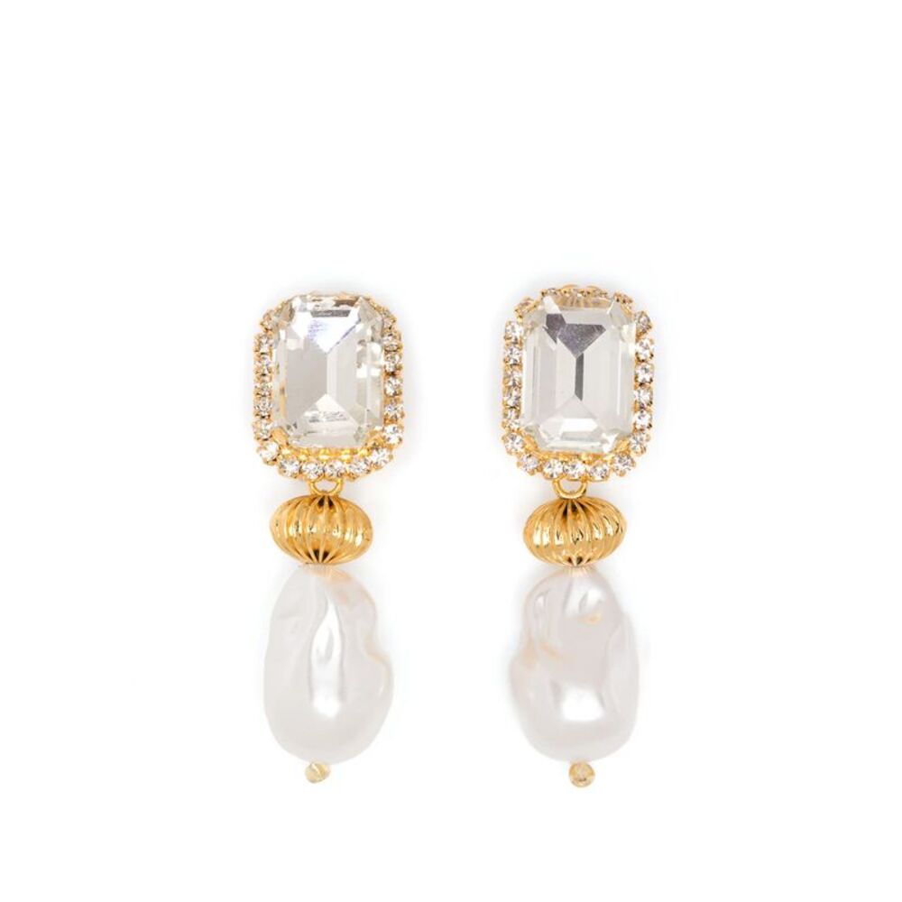 Vanina White Earrings Women